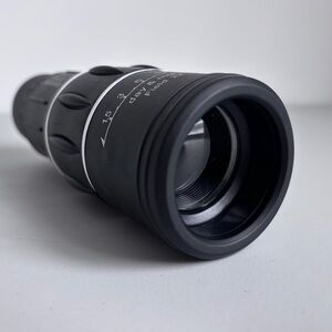 Black 16x52 Compact Monocular for Outdoor Observation